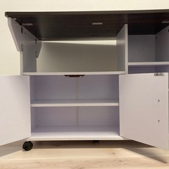 【受け渡し先決定】キャスター付きキッチンカウンターの画像