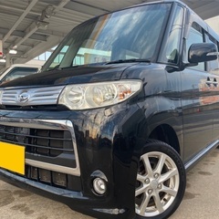 24年式☆月々9千円〜分割可❗️車検2年付き！【名義変更代込み】広い車内！大人気‼️ダイハツ タントカスタム☆SDナビ付き☆走行中DVD見れます♪ETC付き☆純正アルミ☆事故修復歴無し☆電動スライドドア☆ドライブレコーダー☆そのまま乗って帰れます！の画像