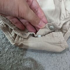 ペアマノン　80　ロンパースの画像
