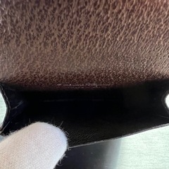 Ferragamo ブラウン レザー 折り財布の画像