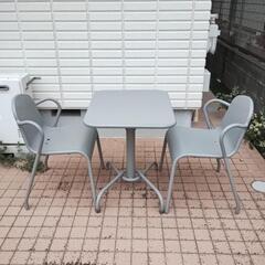 屋外　テーブル　椅子　イケア
