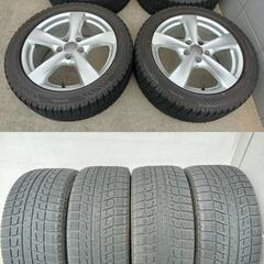 17インチ冬 アウディ A4／S4／A5／S5 など【富山】225/50R17 PCD112 中古4本 アウディ純正 仕様 正規ディーラーオプション社外アルミ