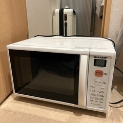 廃棄のため0円SHARP電子レンジの画像
