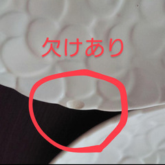 ジェンガラケラミック フランジパニ 丸皿 2枚セットの画像