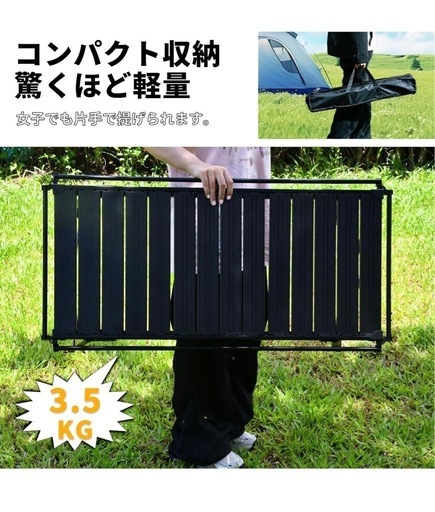 新品✨15秒組立 IGTテーブル キャンプ用品 アウトドア 折り畳み BBQ 30㎏