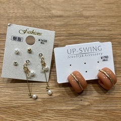 【お譲り先決定】②ピアス３点セット、未使用の画像