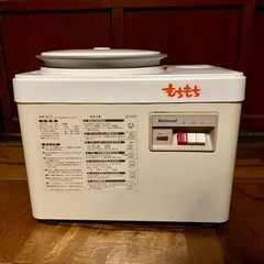【決まりました】National ナショナル　もちつき機　もちもち　1.8~3.6ℓ用　蒸す•つく兼用の画像