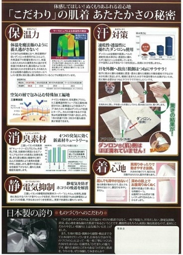 ひだまり,極,婦人Mサイズ,上下セット,暖かいインナー,健康肌着
