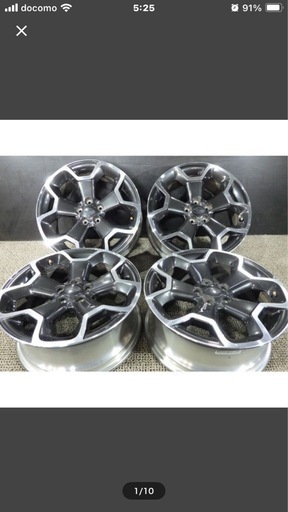 スバル　XV純正ホイールにトーヨーオープンカントリー付き4本セット！　225／65R17 バリ山！ 22年製造