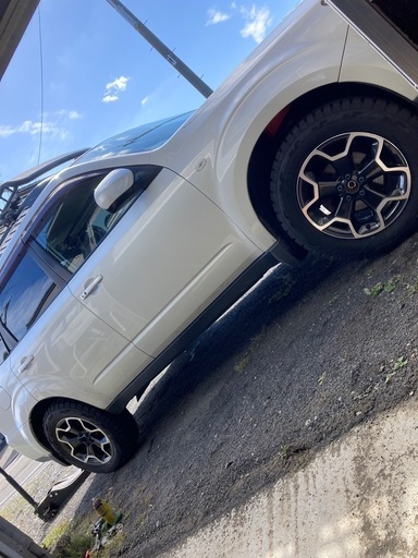 スバル　XV純正ホイールにトーヨーオープンカントリー付き4本セット！　225／65R17 バリ山！ 22年製造