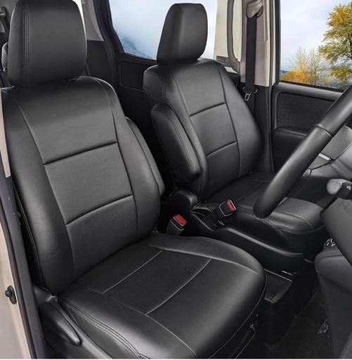 黒革シートカバーフルセット