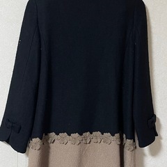 【新品タグ付き】ギャラリービスコンティ ツートンのコート　サイズ3の画像
