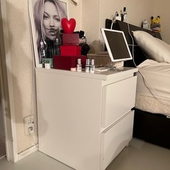 ホワイト　棚　の画像