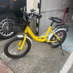 きいろキッズ自転車
