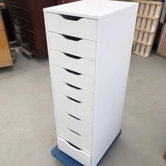 美品❗️IKEA/イケアALEX 引き出しユニット9段 36cm...
