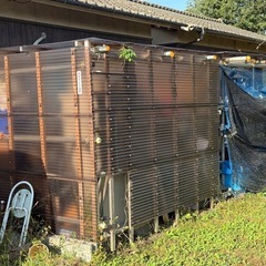 単管パイプ小屋今週で削除します。