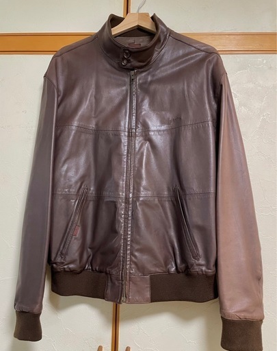 パパスレザーブルゾン(L)