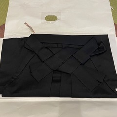 お値下げ中‼️美品❗️卒業袴　桜柄　黒 　の画像