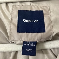 GAPキッズ ダウンジャケット 160　ベージュの画像