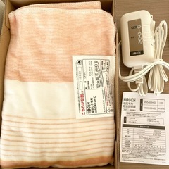 【未使用】電気敷毛布 寒い冬の必需品♪の画像