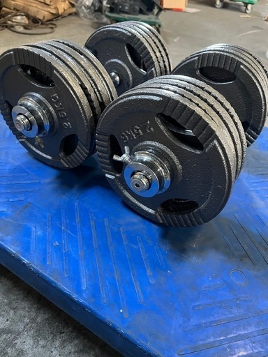 2000円値下げ　　スクリューダンベル　22.5kg 2個