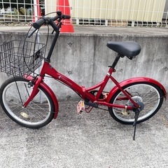 6段変速 折りたたみ自動車 20インチ 中古 買取 自転車 の画像