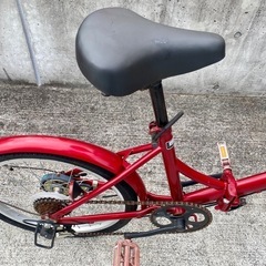 6段変速 折りたたみ自動車 20インチ 中古 買取 自転車 の画像