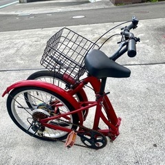 6段変速 折りたたみ自動車 20インチ 中古 買取 自転車 の画像