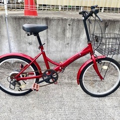6段変速 折りたたみ自動車 20インチ 中古 買取 自転車 