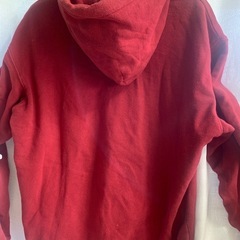 早稲田大学アメリカンフットボール部スウェットパーカー　Lサイズ　ビッグベアーズ　Bigbears エンジ　マルーン　早稲田カラー の画像