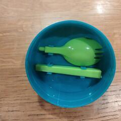 無料未使用三段弁当箱スプーン付プラスチック製箱なしの画像