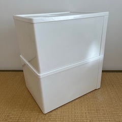 【無料】ベルメゾン　収納ケース　衣装ケース　クローゼット　2個セットの画像