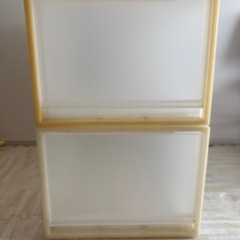 無印　MUJI カラーボックス　収納の画像