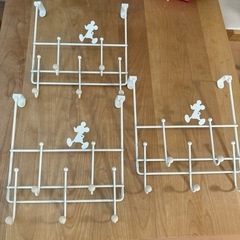 ミッキー　ディズニー　アイアン　ドアーハンガー　フック　子供部屋　収納