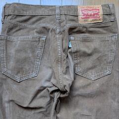 LEVI'S 505 コーデュロイブラウン W29 L32(丈詰済)の画像