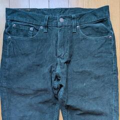 LEVI'S 505 コーデュロイグリーン W29 L32(丈詰済)の画像