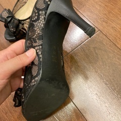DIANA ミュール　黒　23の画像