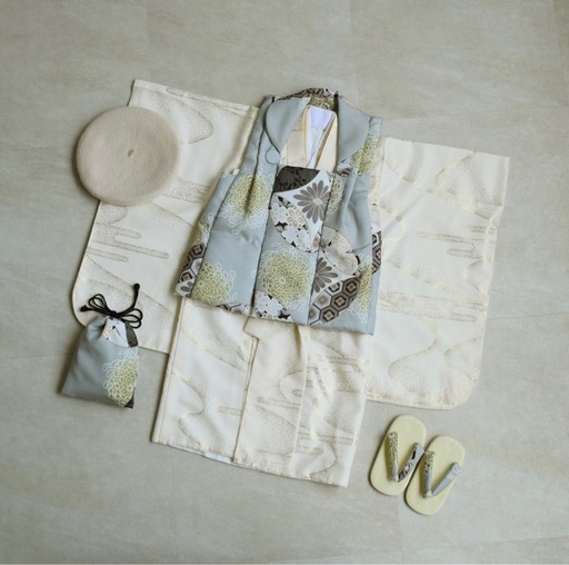 ※11/17以降受渡可 utatane ひよこ商店 男の子 被布セット 完売品