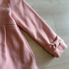 メゾピアノ  女の子用ファー
付きコート　130cmの画像