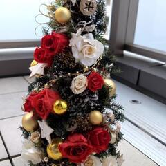 【お取引者決定】クリスマスツリー 外用 プリザーブドフラワー 