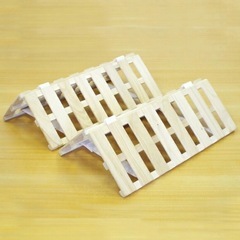4つ折り桐すのこ ベビーサイズ の画像