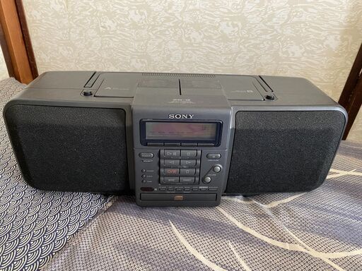 ジャンク品　SONY　ダブルカセットCDラジカセ　AZ-3