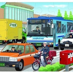 くもんのジグゾーパズル　step3 すごいぞはたらく車の画像
