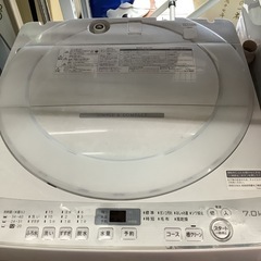 シャープ　7キロ全自動洗濯機　ES-GE7D-W  リサイクルシ...