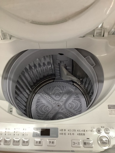 シャープ　7キロ全自動洗濯機　ES-GE7D-W  リサイクルショップ宮崎屋　佐土原店　24.11.8F