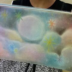 【アトリエべる王子教室】笑顔😃を描く🖌️、友達アート🎨の画像