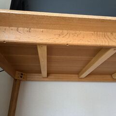 天然木オイル塗装ダイニングテーブル11/29までの画像