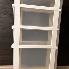 隙間収納　4段チェストの画像