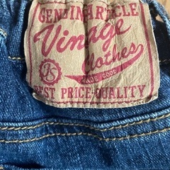 JUNK STORE デニムパンツ ゴムウエスト 90の画像