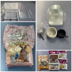 7,000円相当‼︎【ハムスター飼育セット】エサ・マット・滑車・水差し・温湿度計の画像